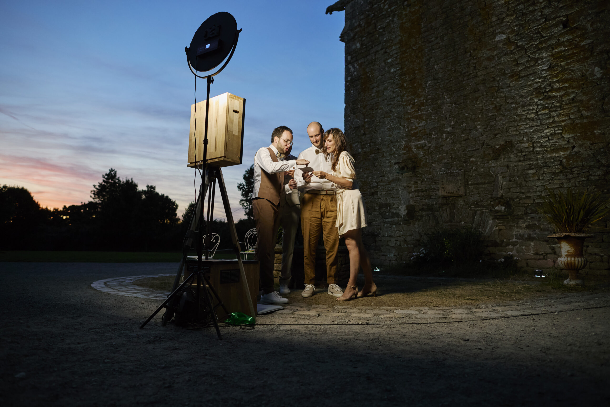 Photobooth Galactix pendant un mariage