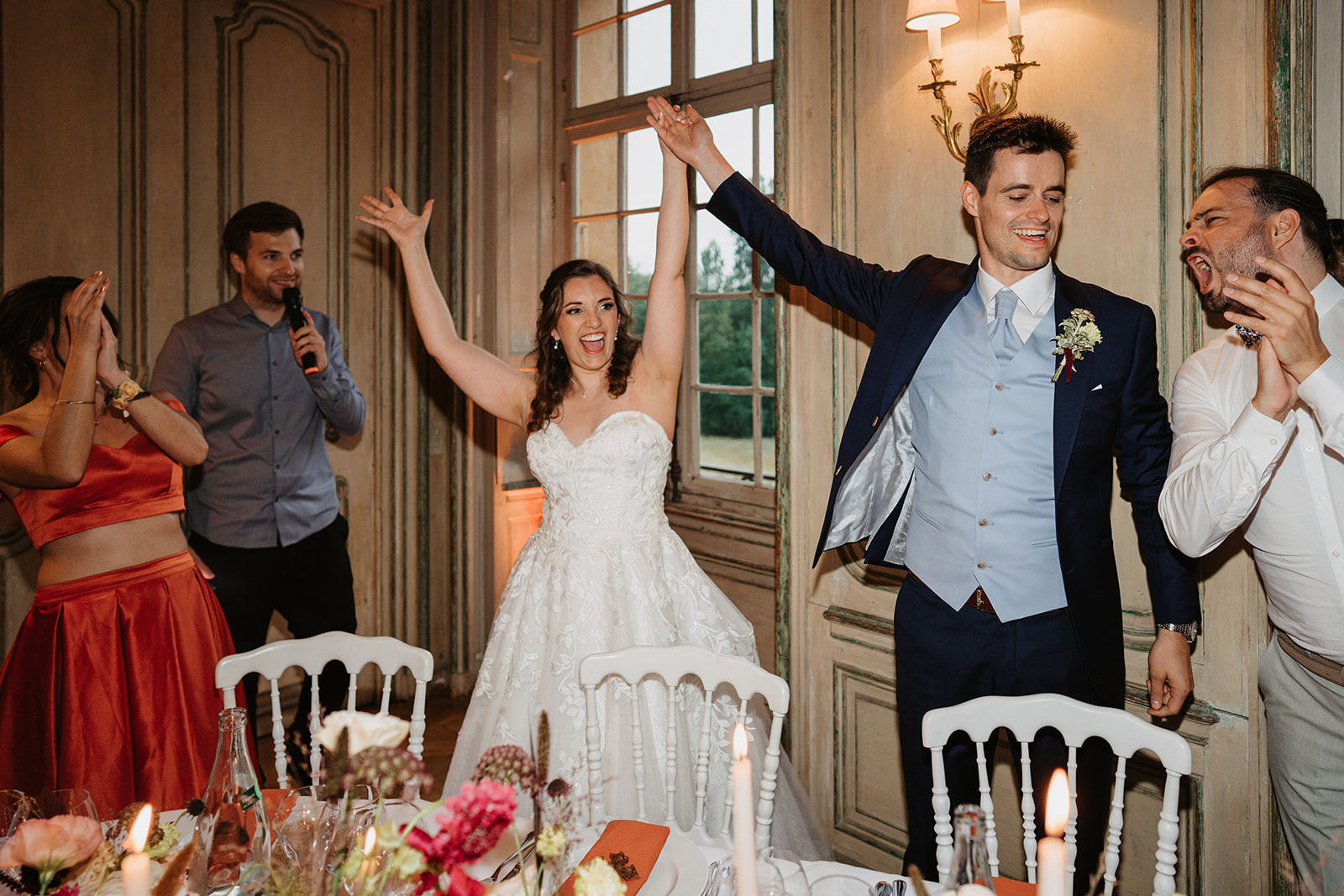 Table de mariage et ambiance elegante