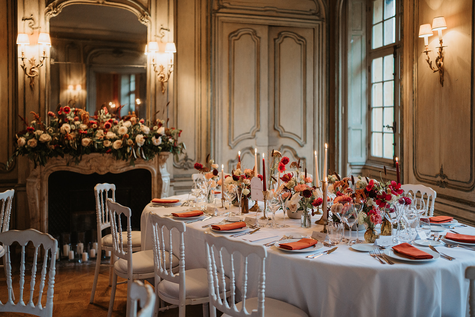 Diner de mariage elegant